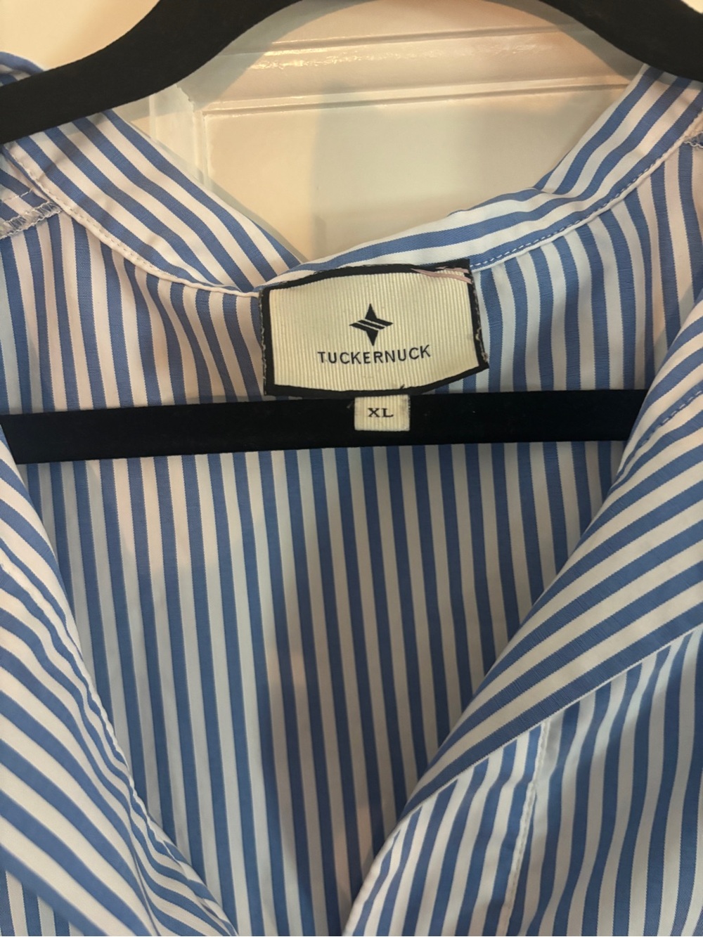 Tuckernuck Blue Stripe Tunic Top - Picture 7 of 10